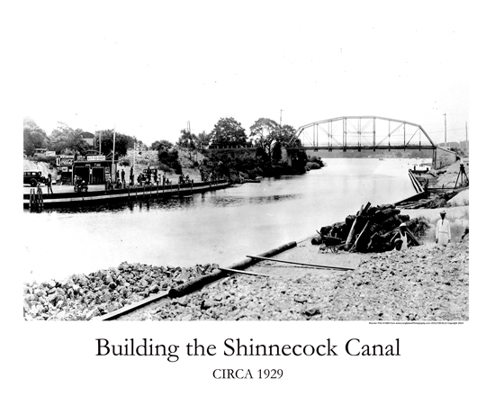 Building the Shinnecock Canal Print# 1007