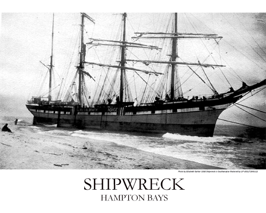Historic Hamptons Shipwreck Print# 1902A