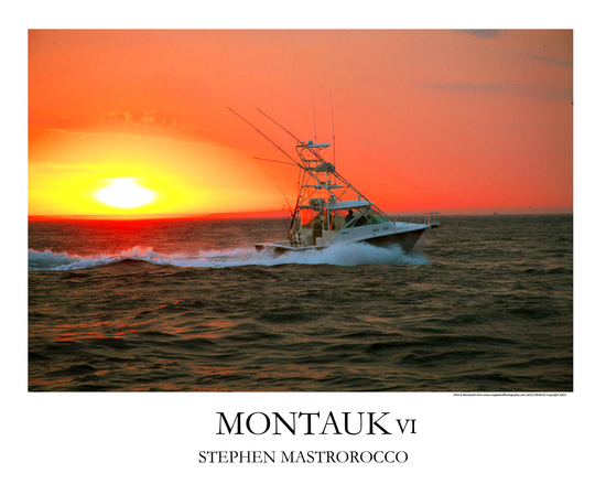 Montauk fishing boat Print# 4033
