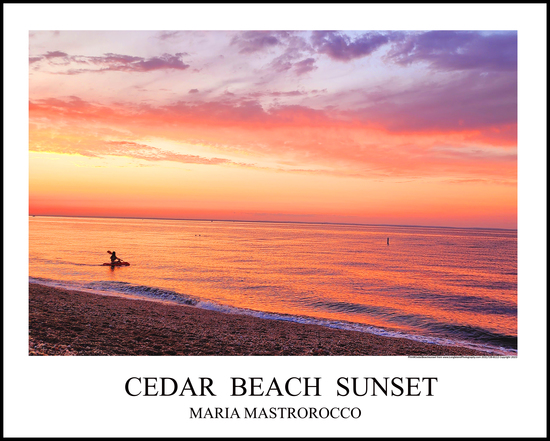 Cedar Beach Sunset Print# 6450a