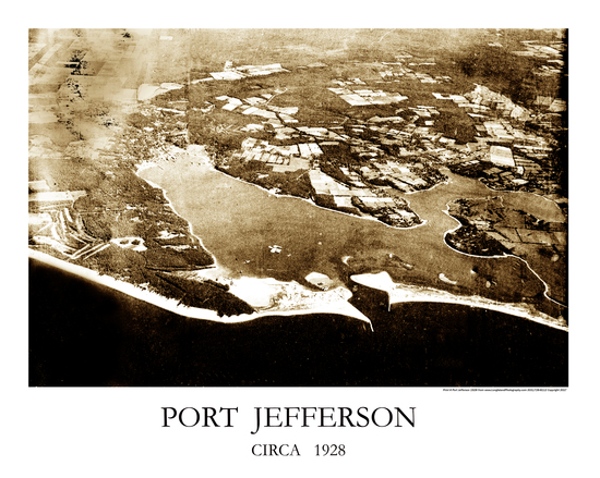 Port Jefferson 1928 sepia Print# 6501a