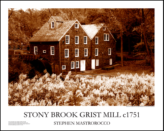 Stony Brook Gristmill 1751 Print# 6506
