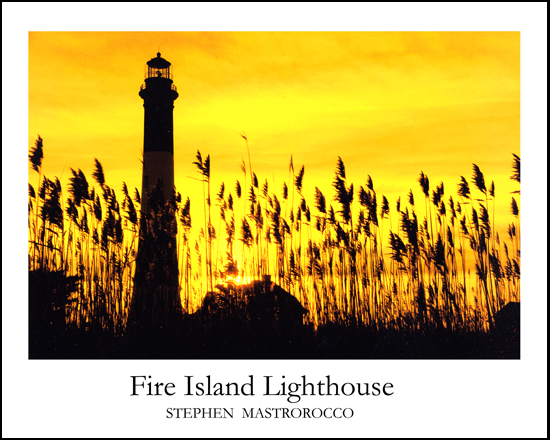 Fire Island Lighthouse At Sunrise Print# 7109