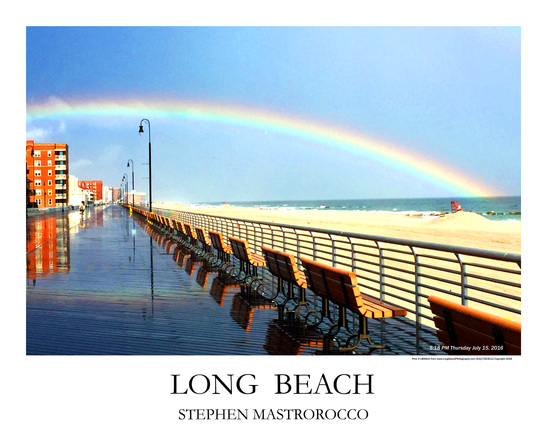 Long Beach Rainbow Print# 7146