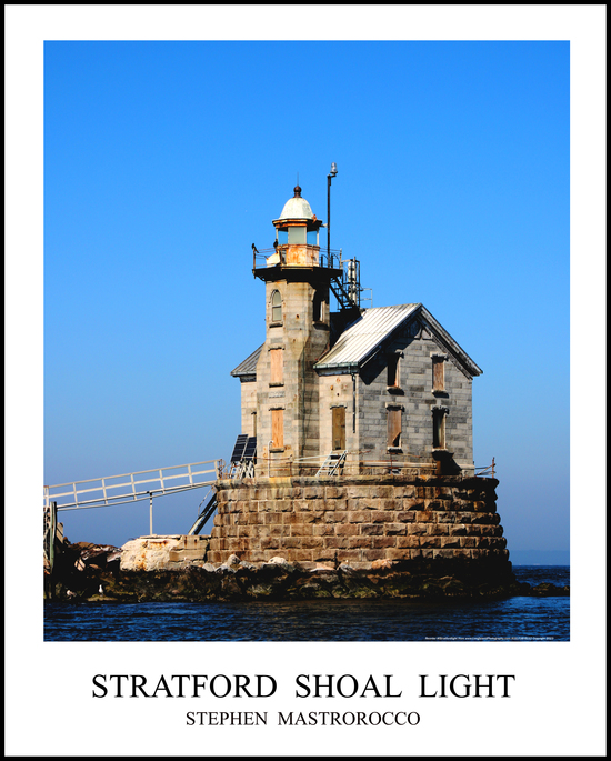 Stratford shoal Light Vertical Print# 7212b