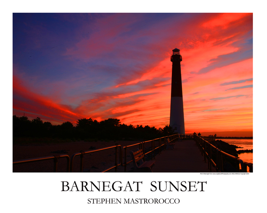 Barnegat Sunset Print# 8301