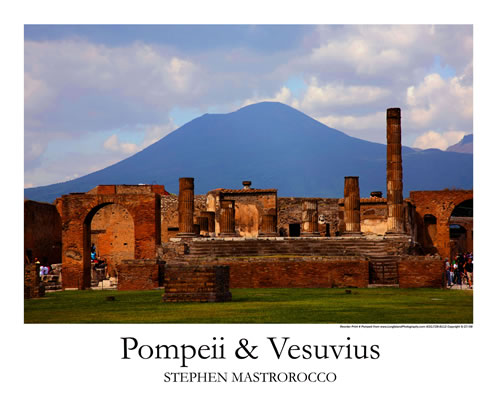 Pompeii & Vesuvius Print# 9205