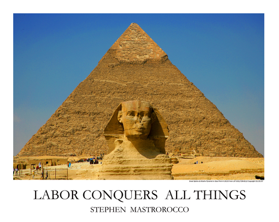 Labor Conquers All Things Print# 9248