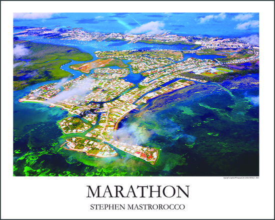 Marathon Aerial Print# 9319