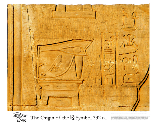 History Of RX Symbol Print# 9500