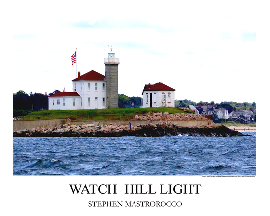 Watch Hill Light Print# 4424