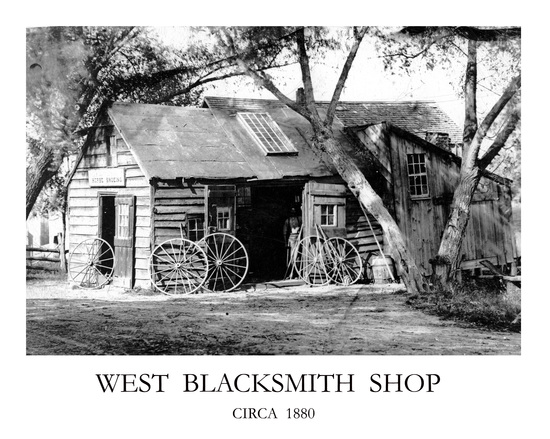 West Blacksmith Shop Print# 7021