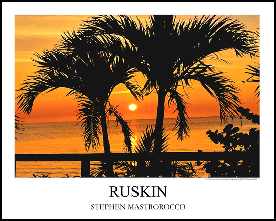 Ruskin Sun Set Print# 9601