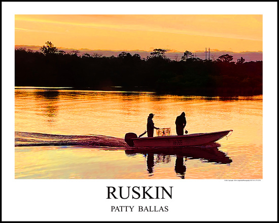 Ruskin Fisherman Print# 9602